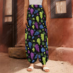 Colorful Grapes Pattern Print Harem Pants