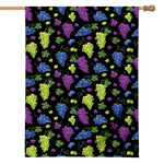 Colorful Grapes Pattern Print House Flag