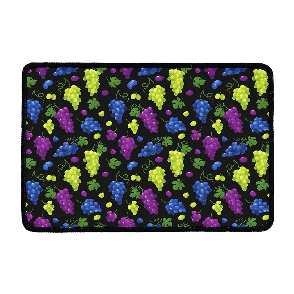 Colorful Grapes Pattern Print Kitchen Mat