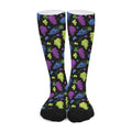 Colorful Grapes Pattern Print Long Socks