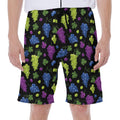 Colorful Grapes Pattern Print Men's Beach Shorts