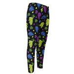 Colorful Grapes Pattern Print Men's Compression Pants