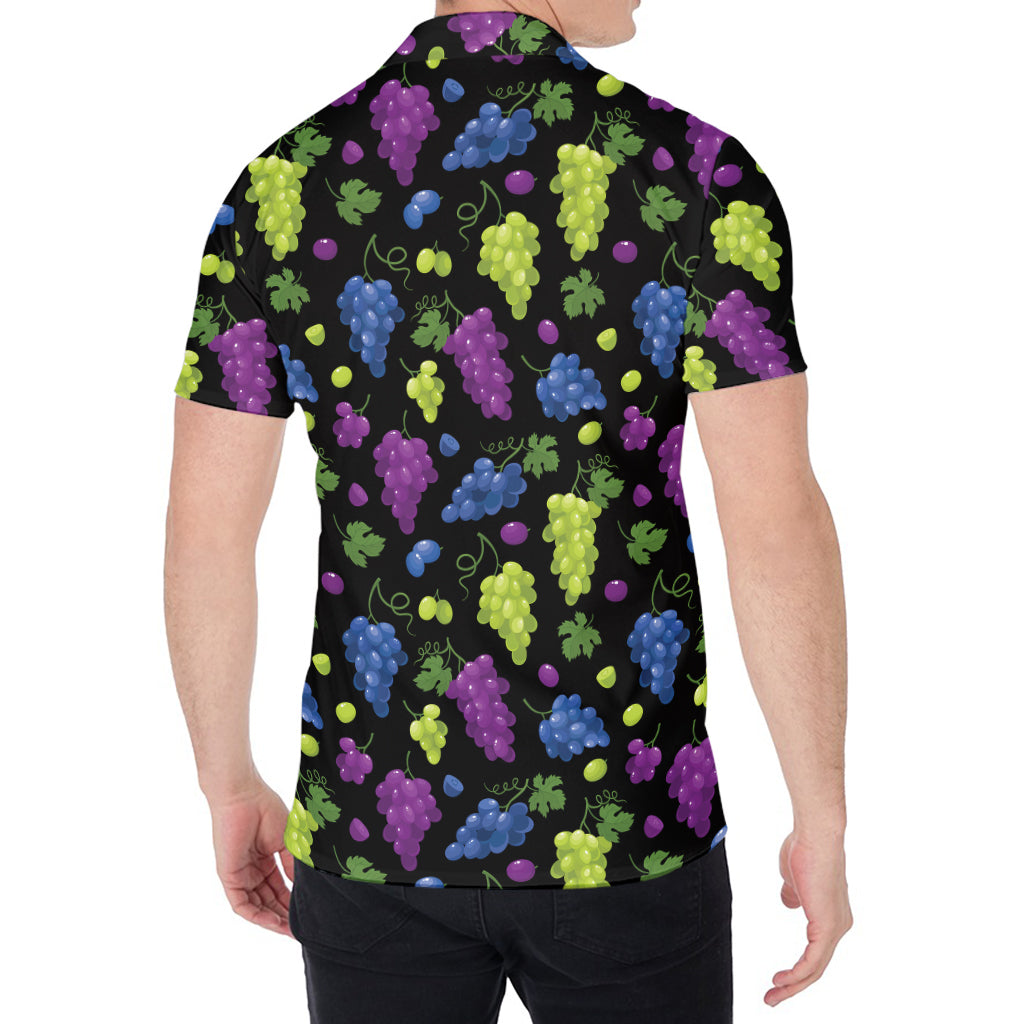 Colorful Grapes Pattern Print Men's Shirt