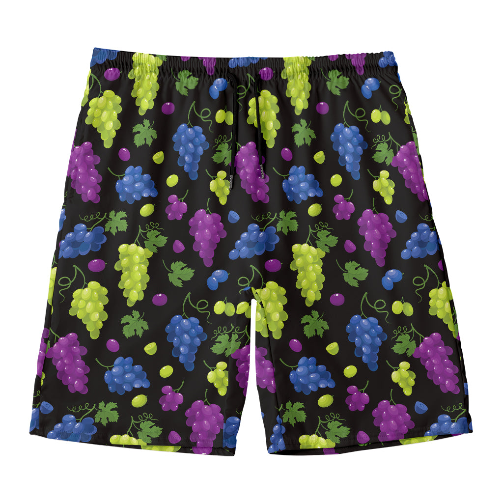 Colorful Grapes Pattern Print Men's Swim Trunks