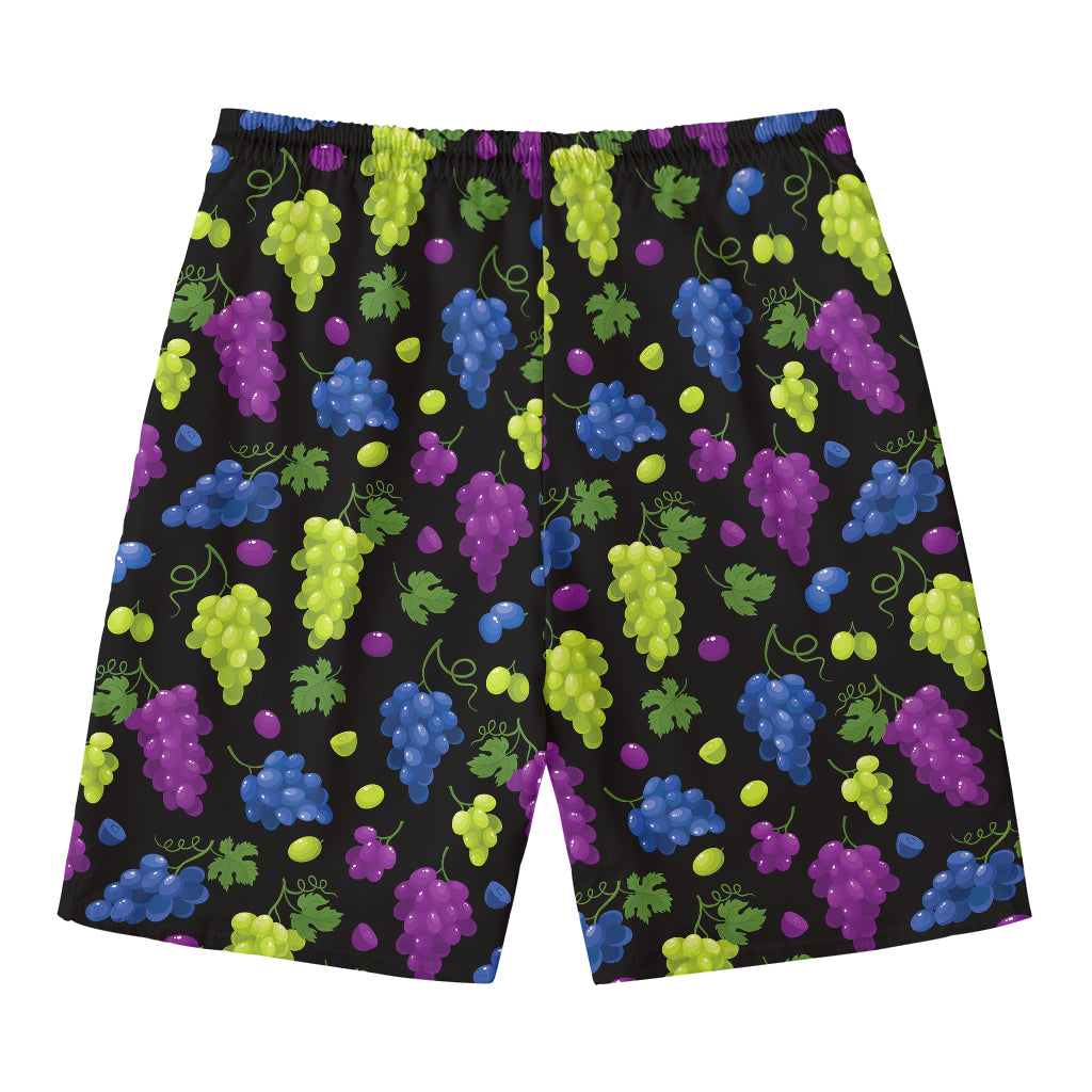 Colorful Grapes Pattern Print Men's Swim Trunks