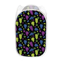 Colorful Grapes Pattern Print Mesh Laundry Hamper