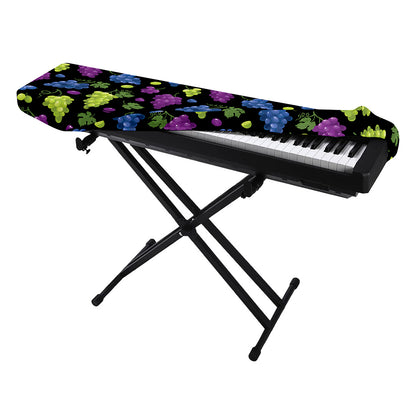 Colorful Grapes Pattern Print Piano Keyboard Cover