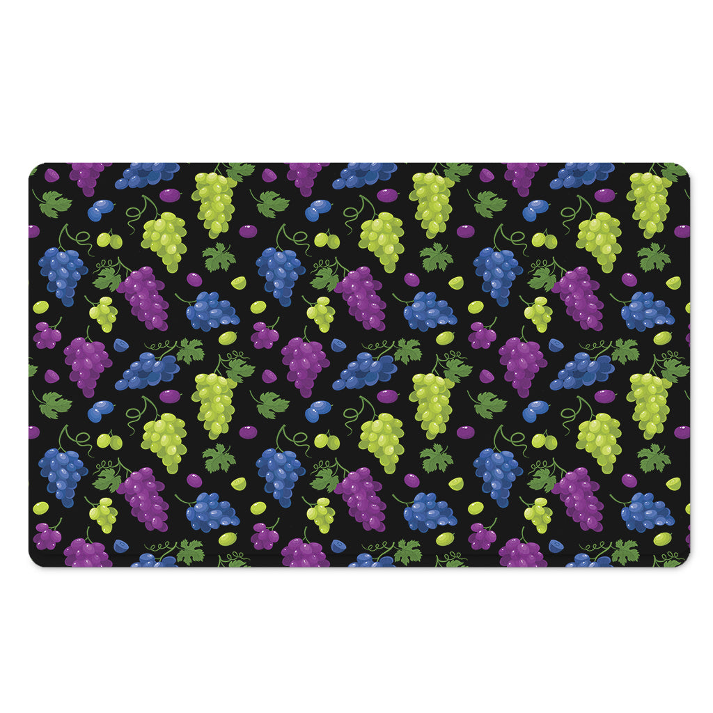 Colorful Grapes Pattern Print Polyester Doormat