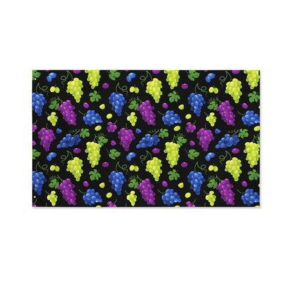 Colorful Grapes Pattern Print Polyester Flag