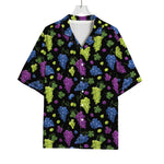 Colorful Grapes Pattern Print Rayon Hawaiian Shirt