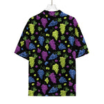 Colorful Grapes Pattern Print Rayon Hawaiian Shirt