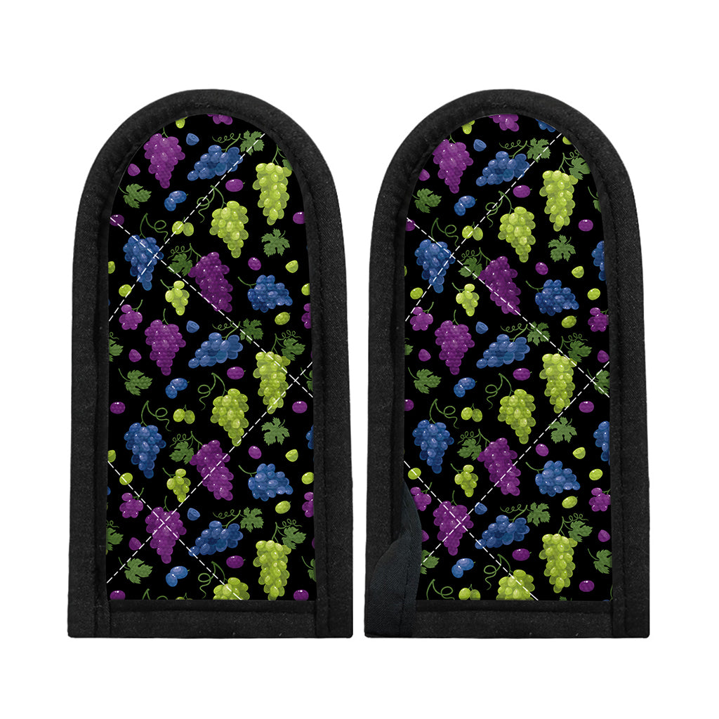 Colorful Grapes Pattern Print Skillet Handle Cover