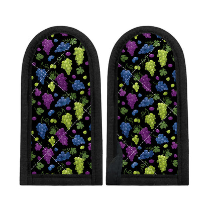 Colorful Grapes Pattern Print Skillet Handle Cover