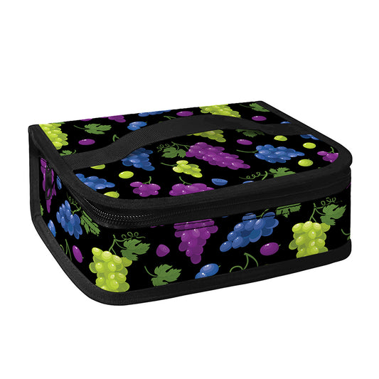 Colorful Grapes Pattern Print Small Lunch Bag