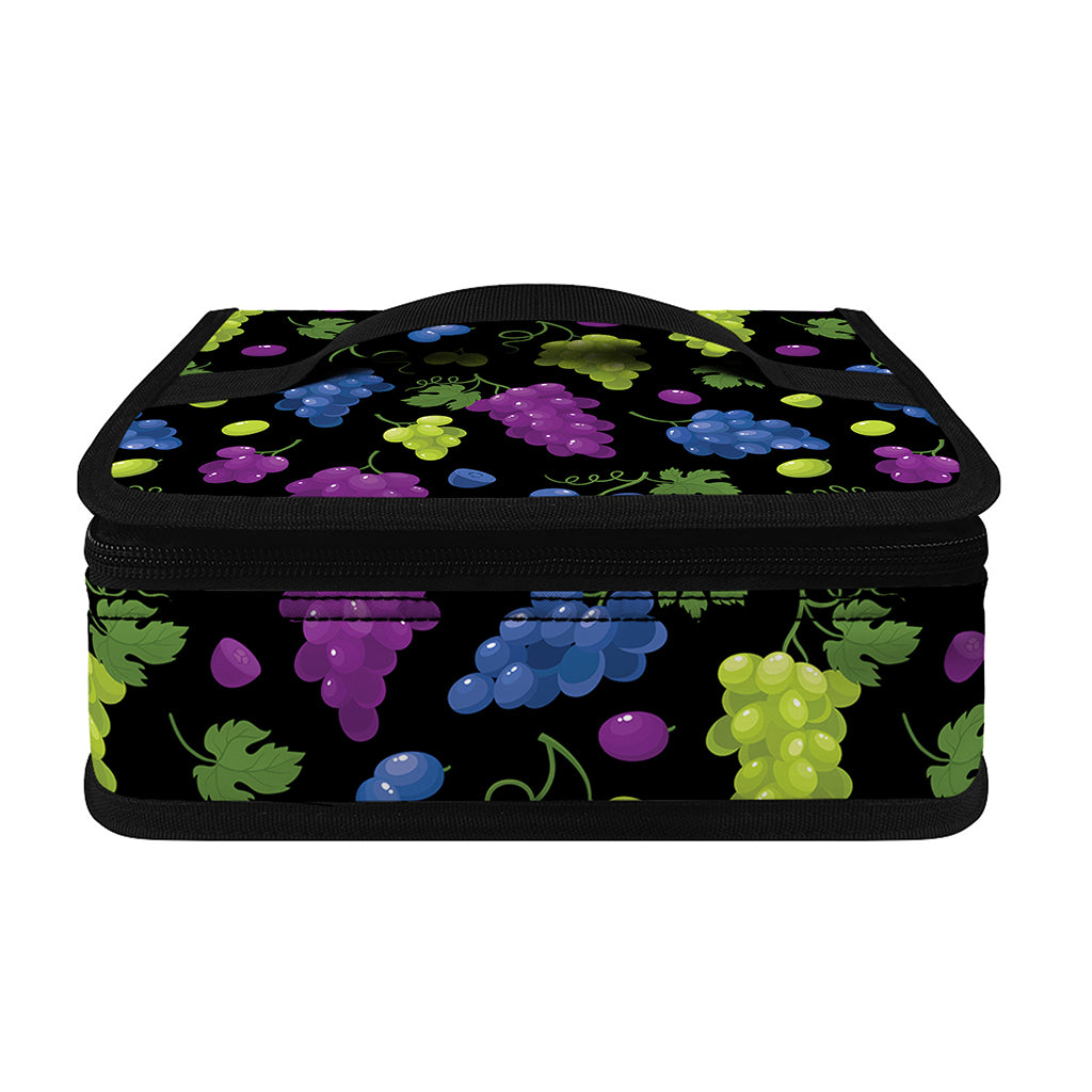 Colorful Grapes Pattern Print Small Lunch Bag