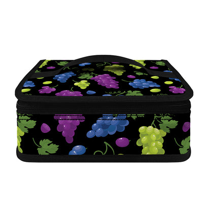 Colorful Grapes Pattern Print Small Lunch Bag