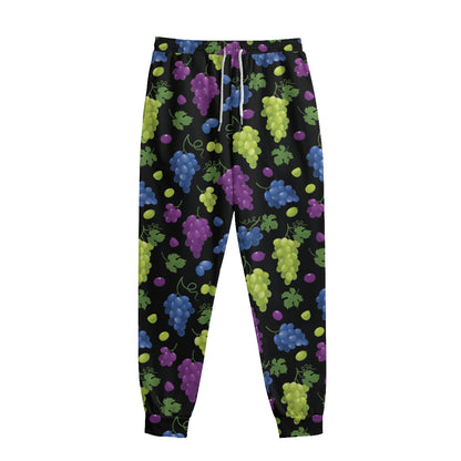 Colorful Grapes Pattern Print Sweatpants