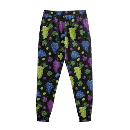 Colorful Grapes Pattern Print Sweatpants