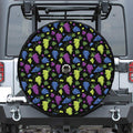 Colorful Grapes Pattern Print Tire Cover With Camera Hole