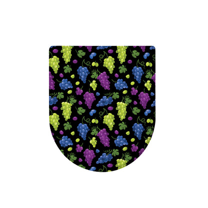 Colorful Grapes Pattern Print Toilet Lid Cover