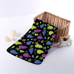 Colorful Grapes Pattern Print Towel