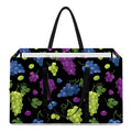 Colorful Grapes Pattern Print Utility Tote Bag