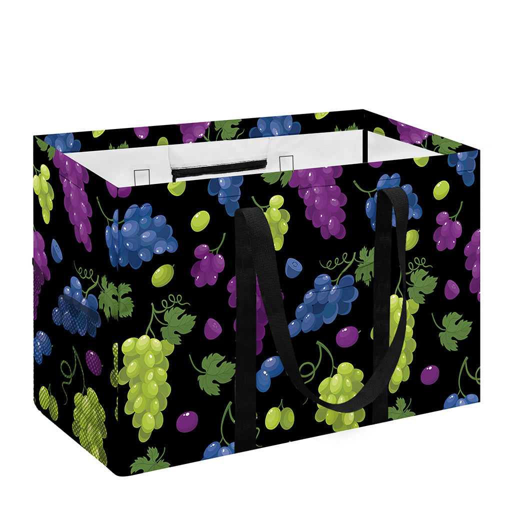 Colorful Grapes Pattern Print Utility Tote Bag