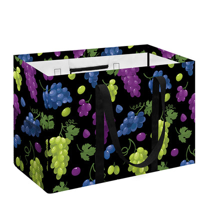 Colorful Grapes Pattern Print Utility Tote Bag