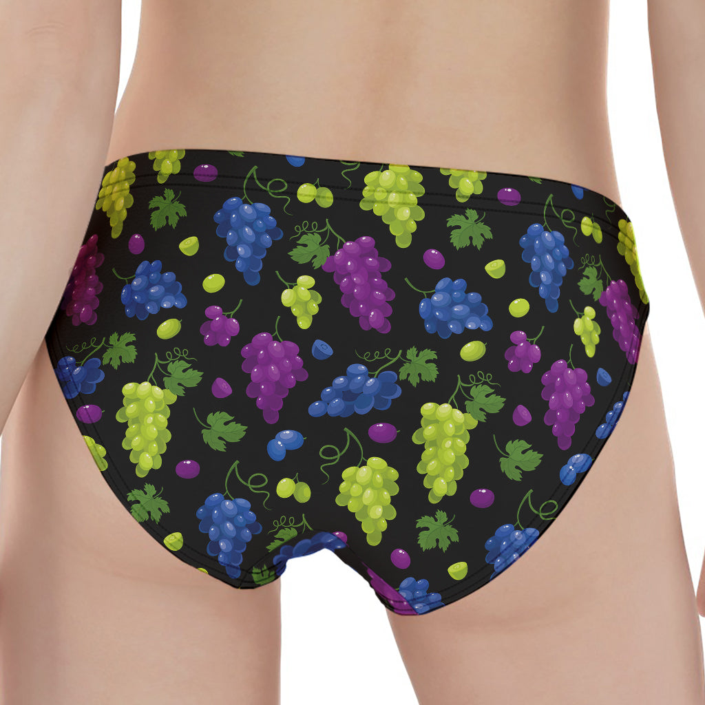 Colorful Grapes Pattern Print Women's Panties