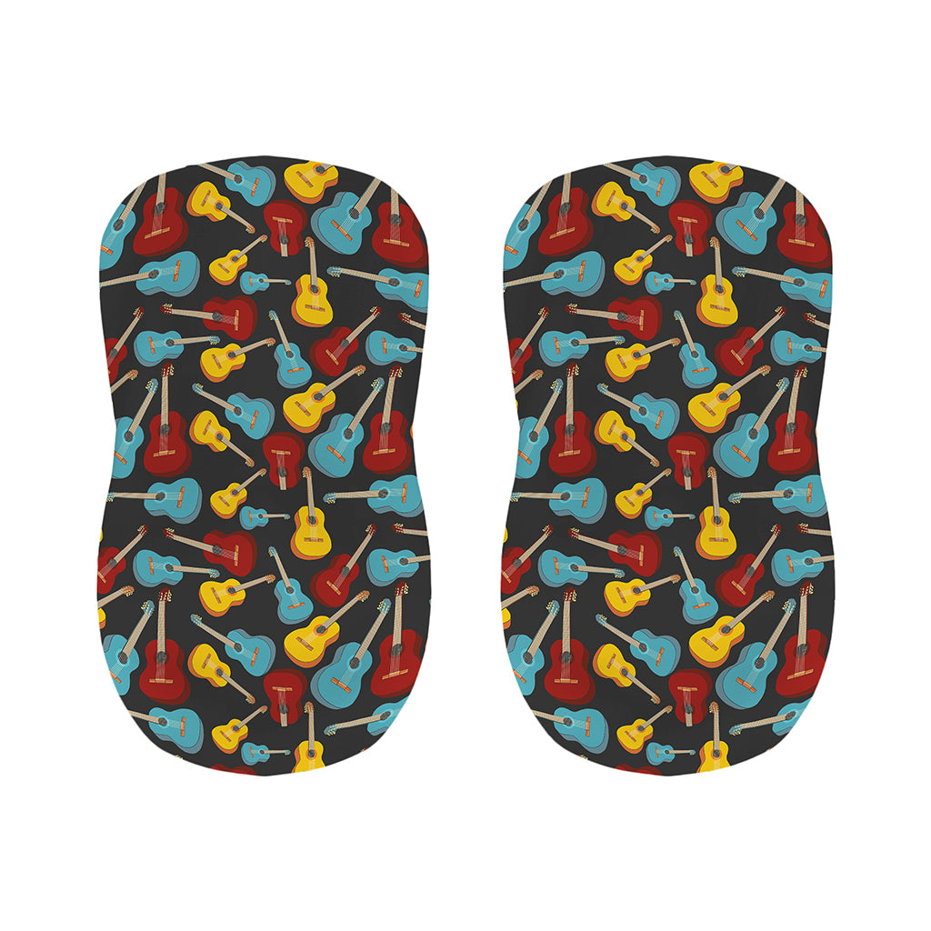 Colorful Guitar Pattern Print Bar Stool Covers
