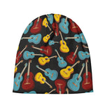 Colorful Guitar Pattern Print Beanie