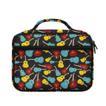 Colorful Guitar Pattern Print Briefcase Bible Bag