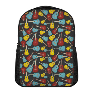 Colorful Guitar Pattern Print Casual Backpack