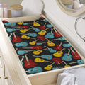 Colorful Guitar Pattern Print Changing Pad Cover