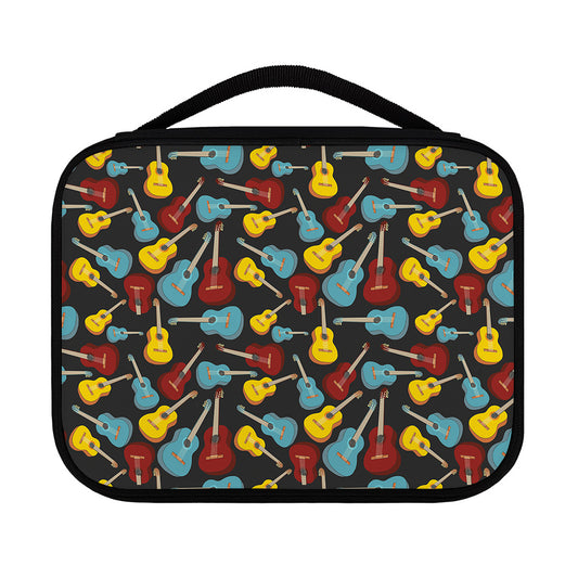 Colorful Guitar Pattern Print Classic Bible Case