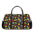 Colorful Guitar Pattern Print Duffel Bag