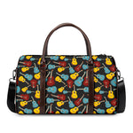 Colorful Guitar Pattern Print Duffle Bag
