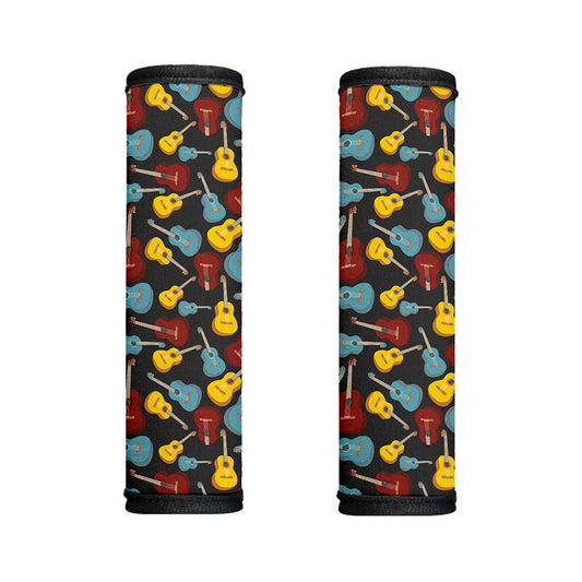 Colorful Guitar Pattern Print Handle Covers