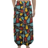 Colorful Guitar Pattern Print Lantern Pants