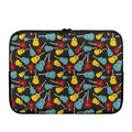 Colorful Guitar Pattern Print Laptop Sleeve