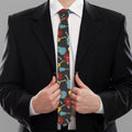 Colorful Guitar Pattern Print Necktie