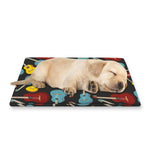 Colorful Guitar Pattern Print Pet Cooling Mat Cover