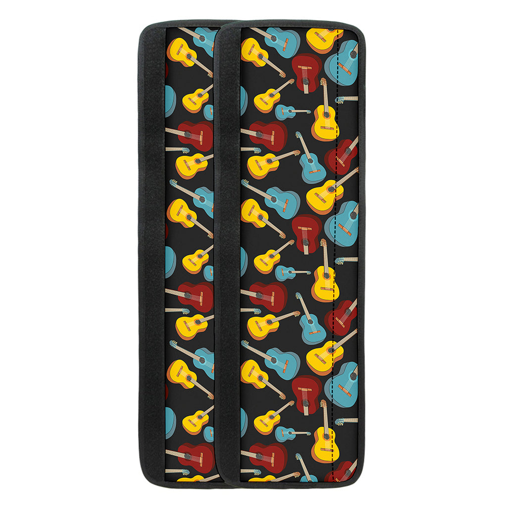 Colorful Guitar Pattern Print Refrigerator Handle Covers