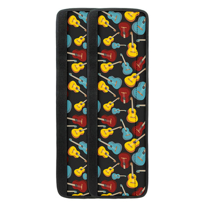 Colorful Guitar Pattern Print Refrigerator Handle Covers
