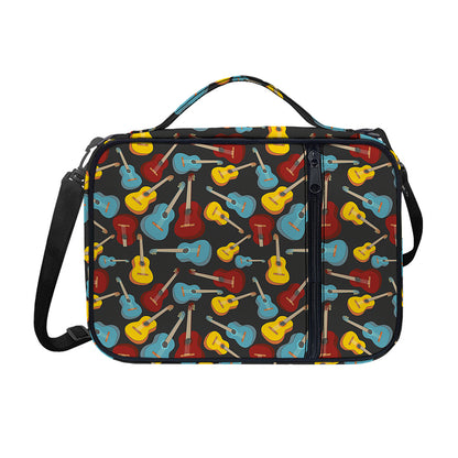 Colorful Guitar Pattern Print Shoulder Strap Bible Bag