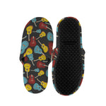 Colorful Guitar Pattern Print Slippers
