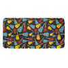 Colorful Guitar Pattern Print Towel