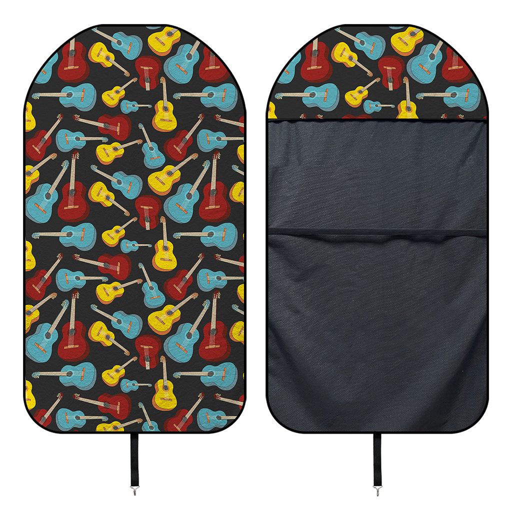Colorful Guitar Pattern Print Waterproof Car Seat Cover