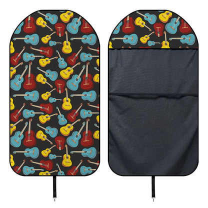 Colorful Guitar Pattern Print Waterproof Car Seat Cover