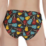 Colorful Guitar Pattern Print Women's Panties